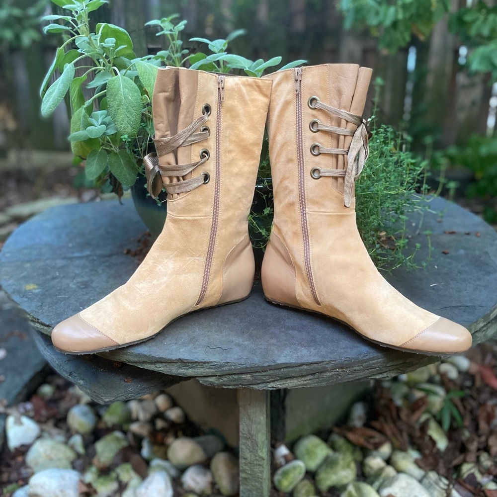 New Peter Kent Italian Suede Boots size EU 39.5 - Picture 6 of 13